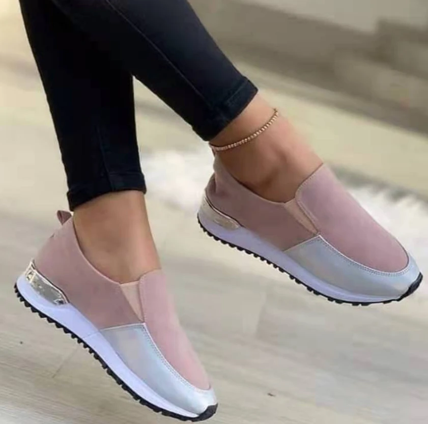 

Women Sneaker Slip on Flat Casual Shoes Platform Sport Women's Shoes Outdoor Running Ladies Vulcanized Shoes Zapatillas Mujer