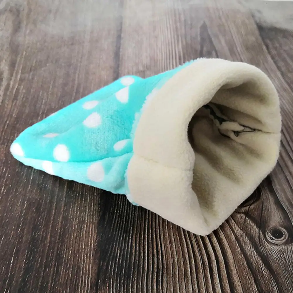 Милый плюшевый спальный мешок в горошек мини-Лежанка для домашних животных