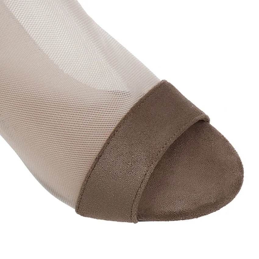 ENMAYLA женские сандалии гладиаторы из сетчатой ткани (воздушная сетка) с закрытым