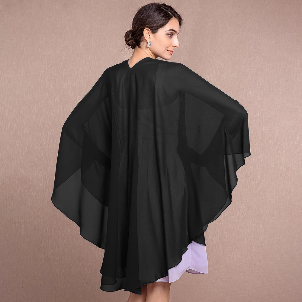 Женский Свадебный Болеро мягкая легкая шифоновая Свадебная шаль элегантный