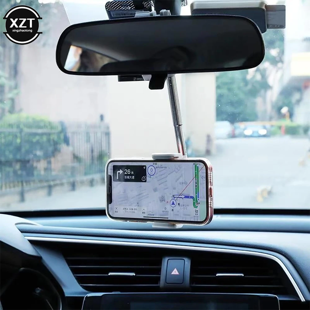 

Rear View Mirror Car Mount Stand Holder Cradle Bracket For Cell Phone GPS Car Rear View Mirror Holder Universal Phone Holder