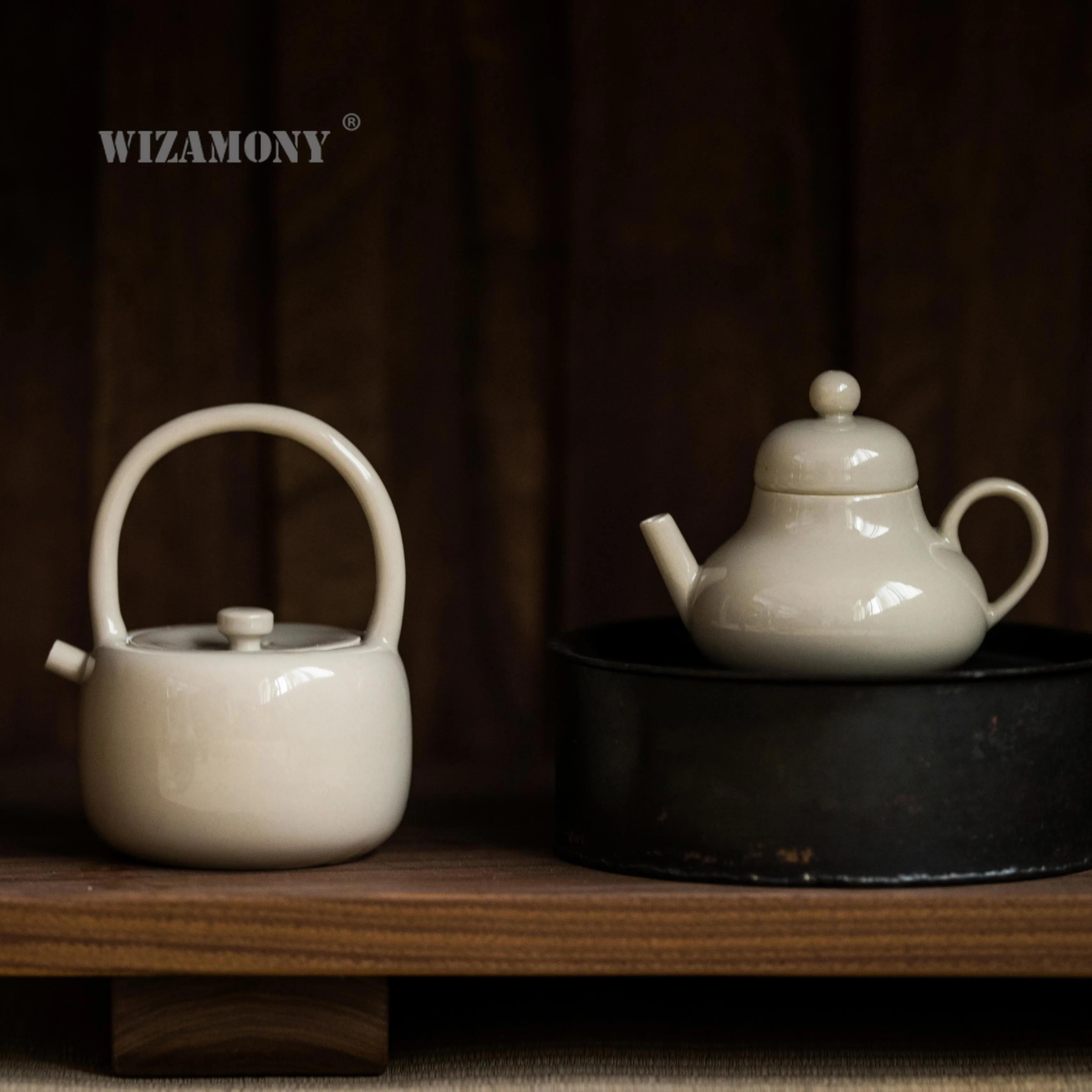 

Глазурованный чайник из ясеня для растений, керамический фильтр, чайник с подъемным лучом, домашний японский маленький чайник, чайник для чая