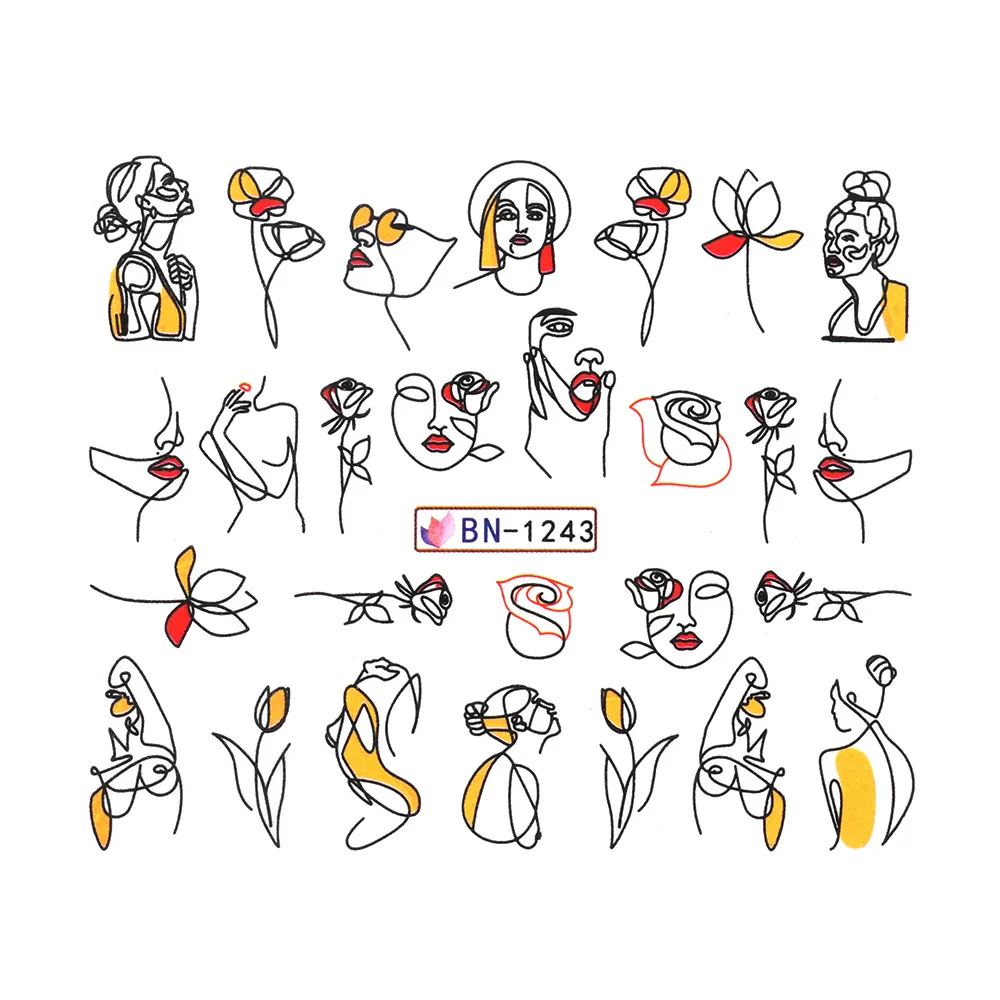 Черная абстрактная фигурка дневной ползунок буква девушка наклейка дизайн