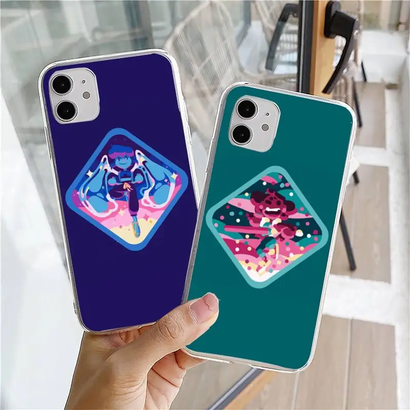 

Steven Universe Phone Case For iphone 5s 6 7 8 11 12 plus xsmax xr pro mini se Transparent Cover Fundas Coque