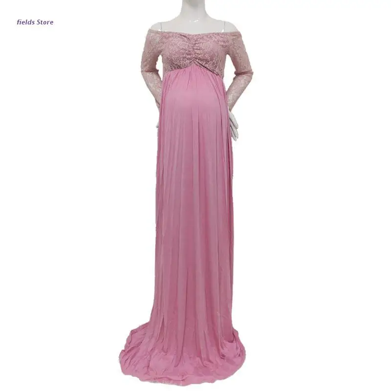 

Maternity Dresses Photography Props For Photo Shooting Pregnancy Maternity Gown