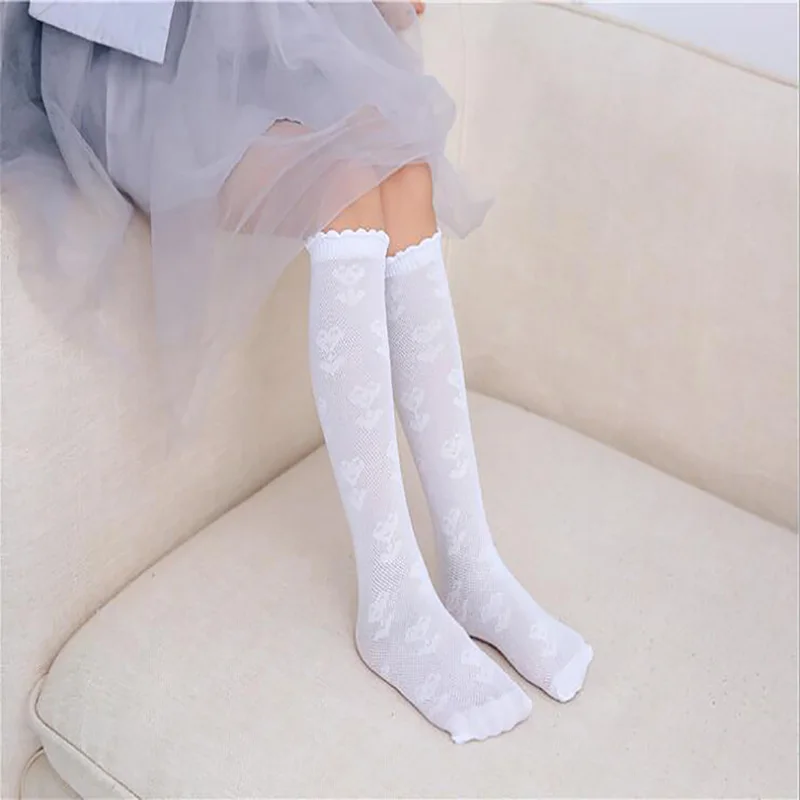 

Lace Baby Stockings Newborn Toddler Cotton Baby Girls Boys Long Stockings Infant anti-mosquito knee high Stockings