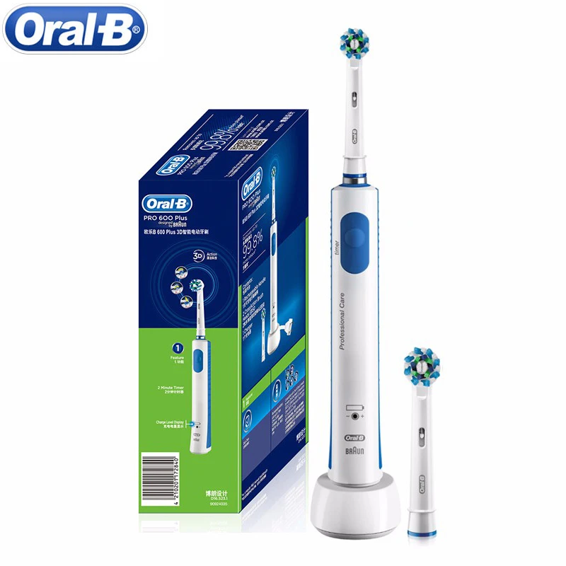 Оригинальная Ультразвуковая электрическая зубная щетка Oral B 3D умная