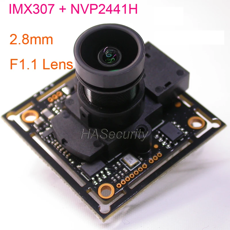 F1.1/2 8 мм объектив AHD H (1080P) / CVBS(D1) 1/2.8 &quotSTARVIS IMX307 CMOS + NVP2441 CCTV камера модуль печатной