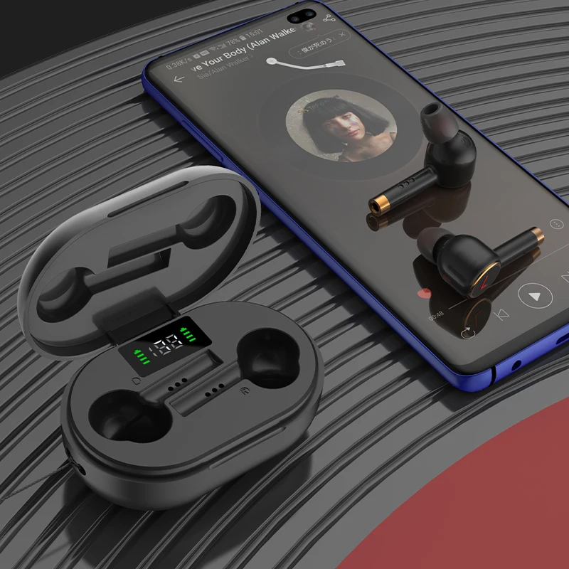 Для iPhone Samsung Huawei Xiaomi Bluetooth 5 0 наушники HiFi стереонаушники вкладыши беспроводные со