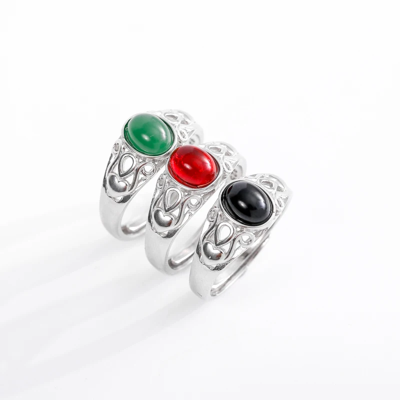 

Fashionable women selling ring inlaid zircon hollow love women ring temperament rings for women