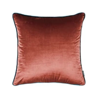 modern simple removable and washable solid velvet 45x45cm living room sofa car cushion pillow