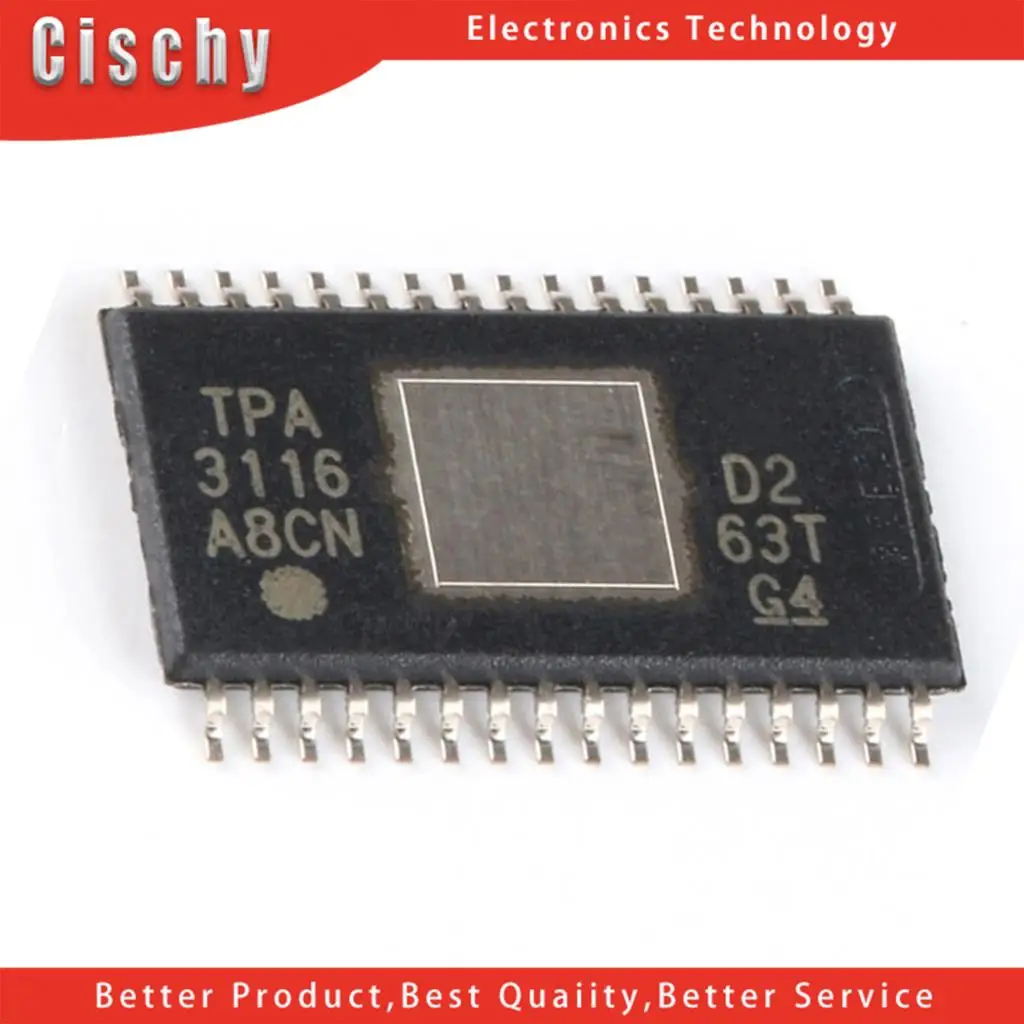 

2PCS TPA3116D2DADR HTSSOP32 TPA3116D2 HTSSOP-32 TPA3116 TSSOP IC chip original