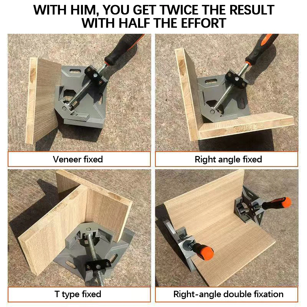 Угловые зажимы с рукояткой под углом 90 градусов |