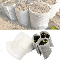 biodegradable nonwoven fabric nursery plant grow bags seedling growing planter planting pots garden eco friendly ventilate bag