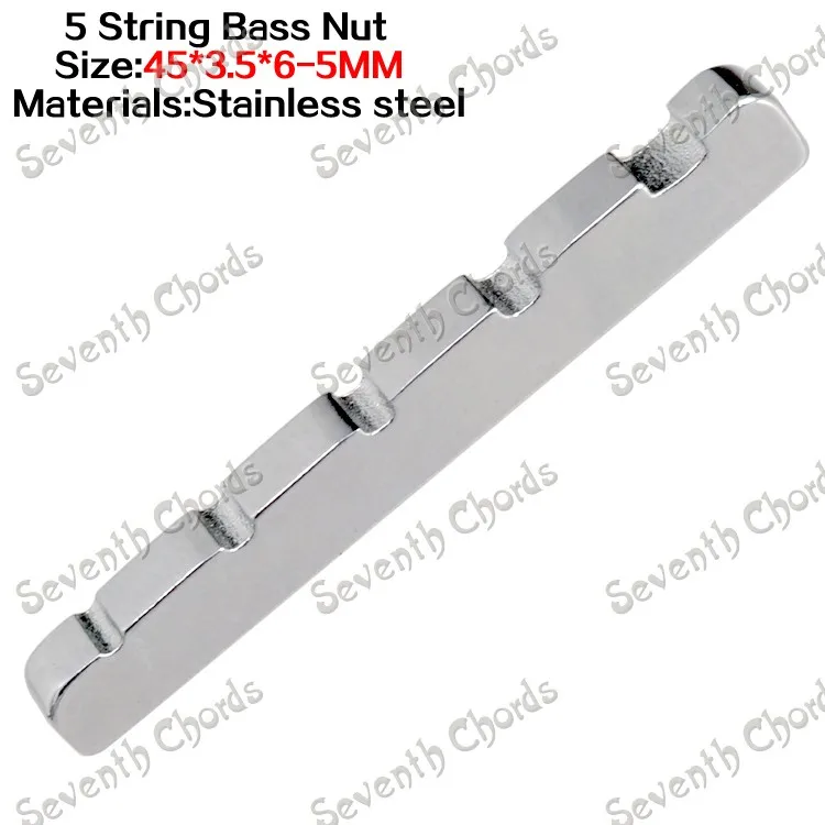 5-струнная гайка из нержавеющей стали для бас-гитары размер 45x3 5x6-5 мм | Спорт и