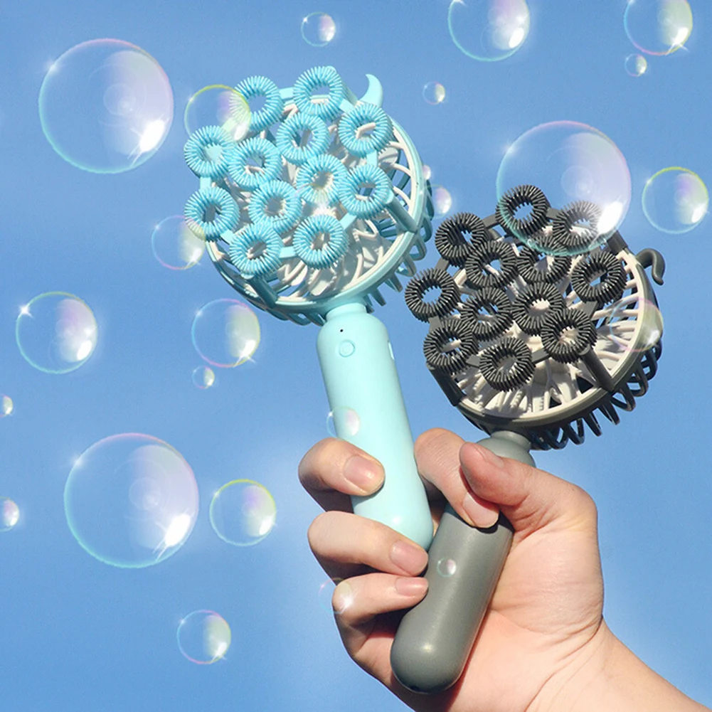

Креативный мини-вентилятор с мультяшным пузырьком, USB зарядка, портативный карманный вентилятор, детские игрушки для улицы, свадебные прина...