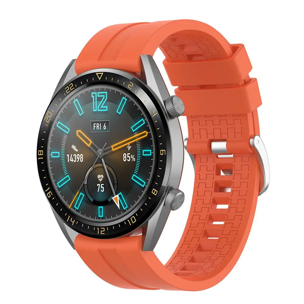 22 мм силиконовый ремешок для часов Ремешок для huawei Watch GT Active huawei часы волшебный браслет аксессуары