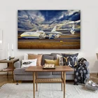 Самый большой грузовой самолёт ан-102 аннонов, самолёт фанат для гостиной, художественный Декор для дома, декоративный тканевый постер, 225