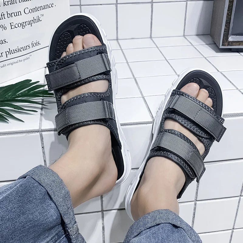 

Sandals Men Beach Beach Sandals Men Summer Korean Sandel For 2020 Mens Outdoor Men's Slippers Sandalias Hombre Shoes