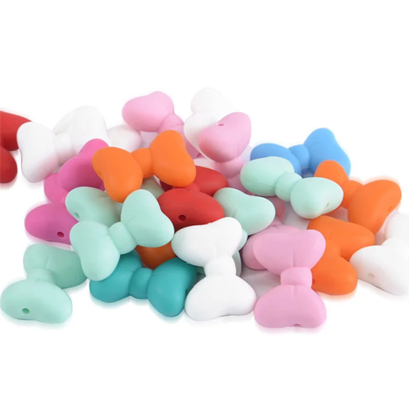 5 шт. силиконовые бусины в виде бабочек|Детские прорезыватели| |