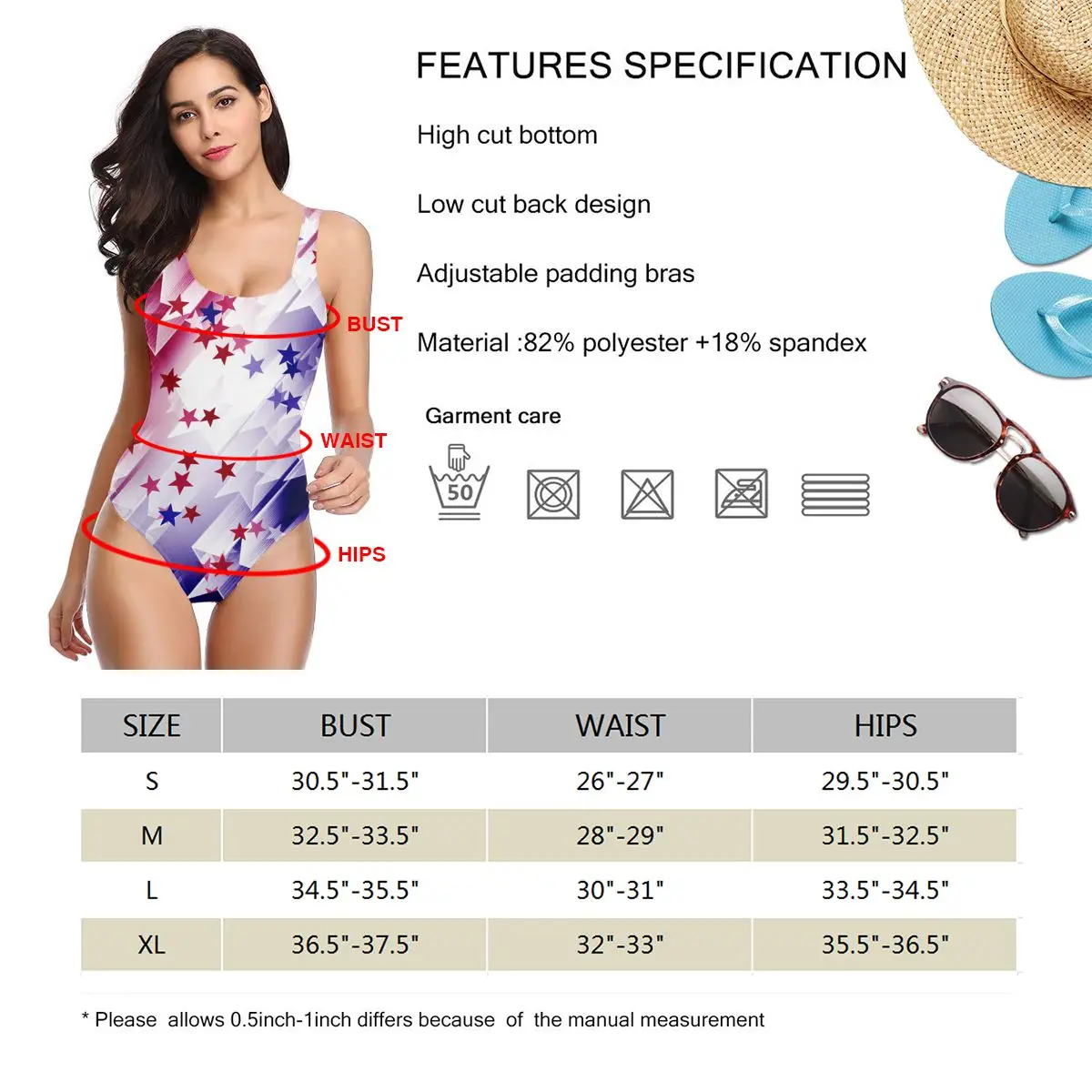 

Blue Stars 2021 New Sexy One Piece Swimsuit Women Swimwear Monokini Print Swim Suit Beach Wear Female