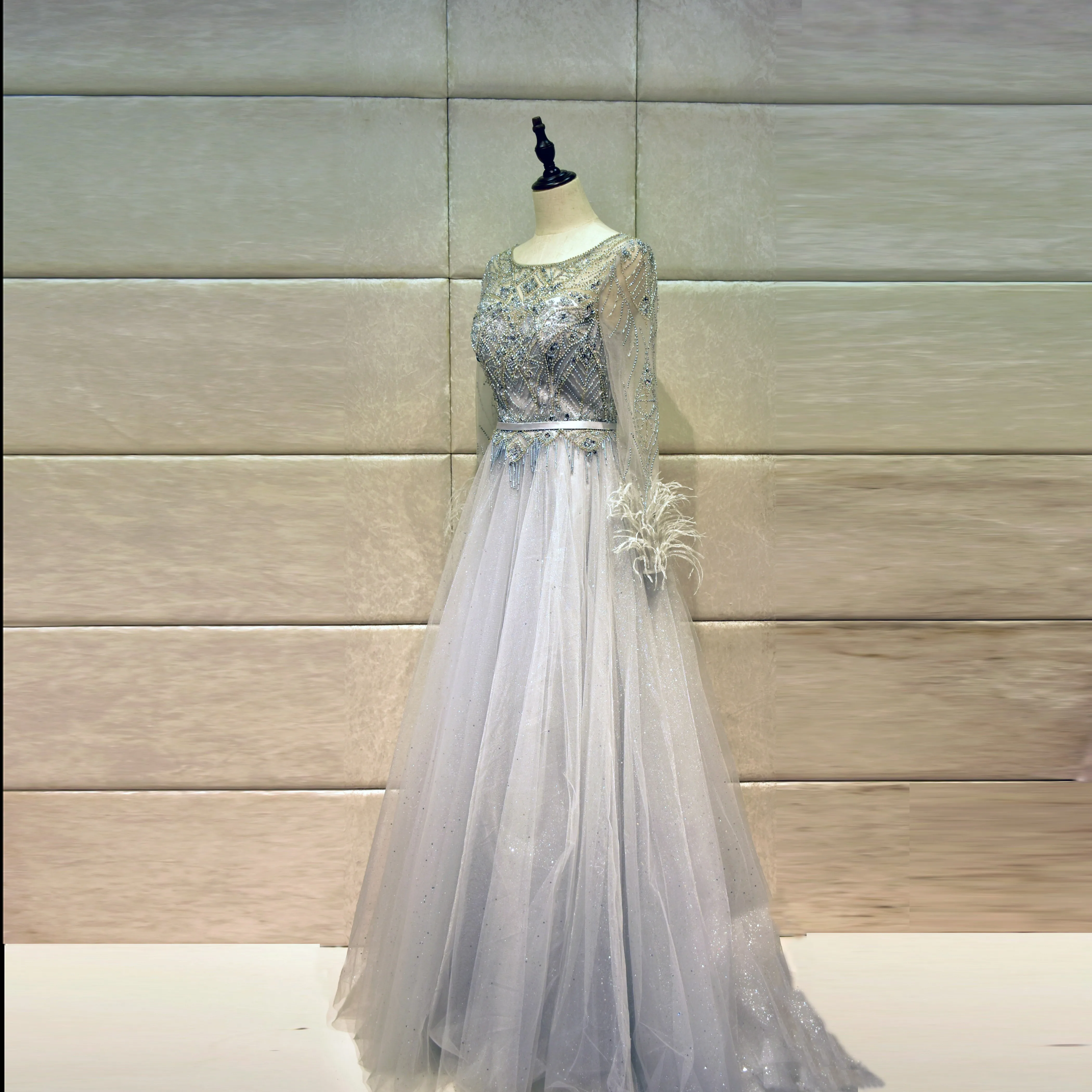 Роскошные особенности вечернее платье 2019new vestido de noiva abendkleider robe de soiree длинное платье
