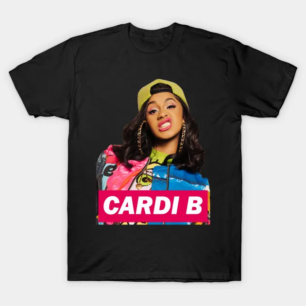 Мужская футболка cardi b okurrr Футболка женская футболка|Мужские футболки| |