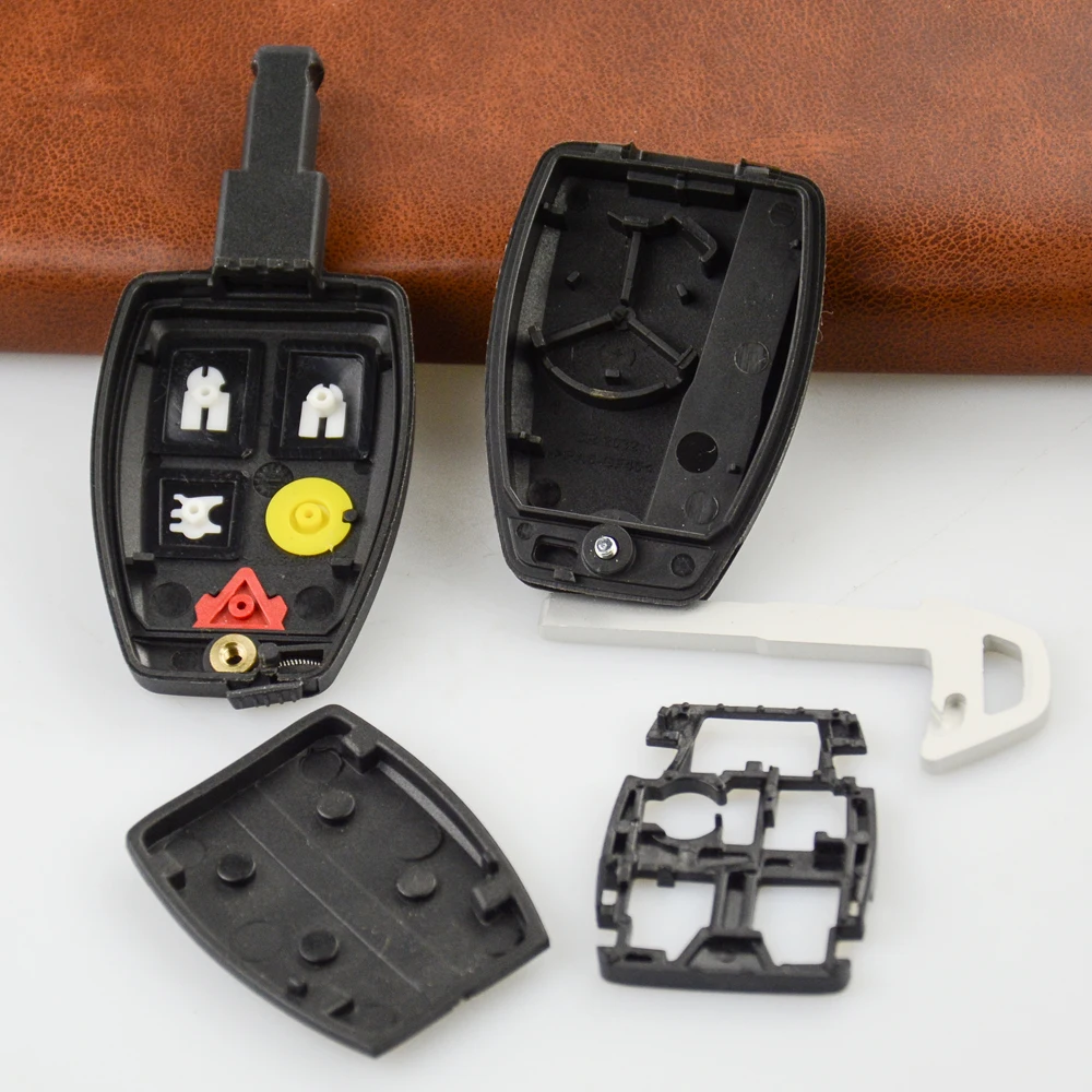 Okeytech 5 кнопок сменный Автомобильный ключ оболочка чехол для Volvo XC70 XC90 V50 V70 S60 авто