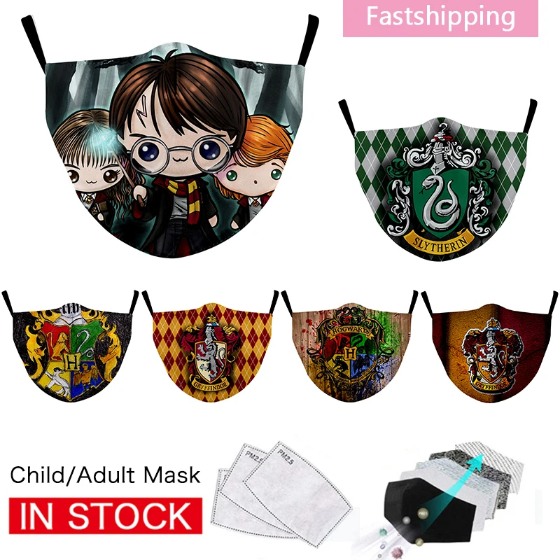 Детская маска с забавным мультяшным рисунком модная для рта 3D принтом взрослых и