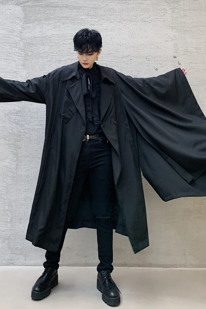 Новинка весна осень 2020 японская Асимметричная однотонная ветровка в стиле