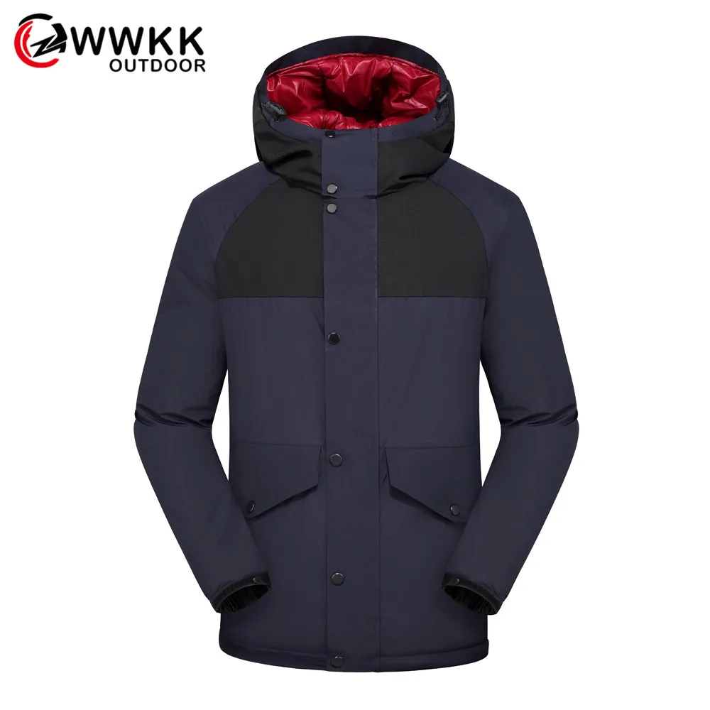 Мужская Утепленная куртка WWKK зимние горные куртки Уличная одежда с несколькими