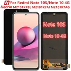 ЖК-экран Amoled для Xiaomi Redmi Note 10S, замена сенсорного экрана для Redmi Note 10, 4G, M2101K7BL, M2101K7AI