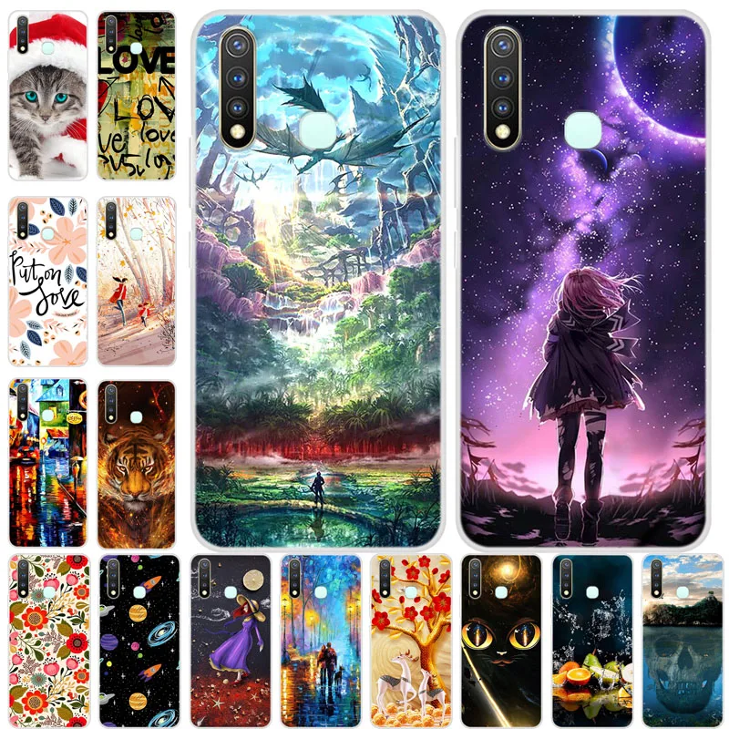 Чехол для Huawei P40 Lite E чехол Бампер P 40 Мягкая силиконовая задняя крышка из ТПУ 6 39