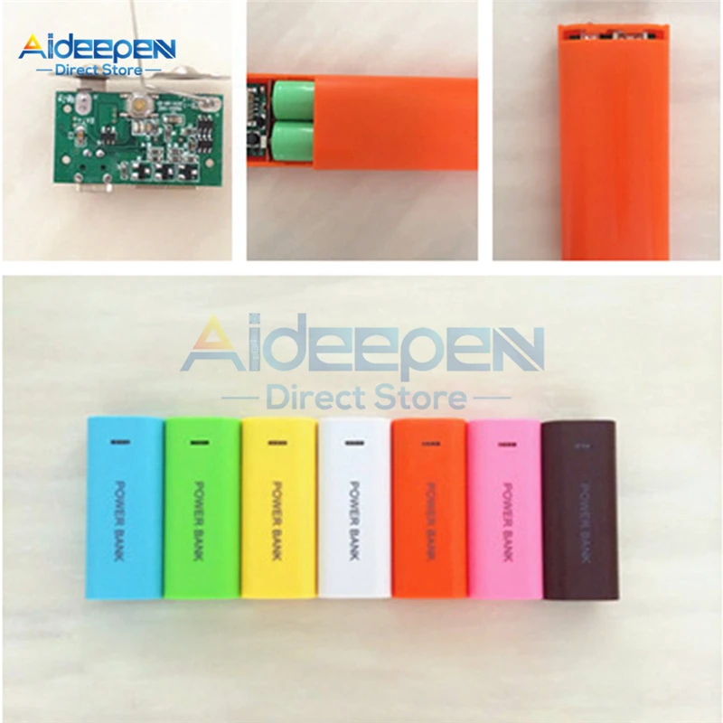 5600 мАч 2X 18650 USB внешний аккумулятор зарядное устройство чехол DIY коробка для iPhone