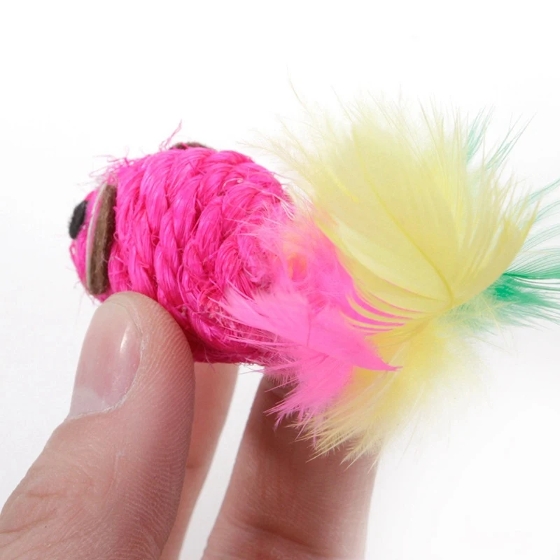 5 шт./лот плюшевая игрушка в виде кошачьей мяты плотная мышь чесалка забавная