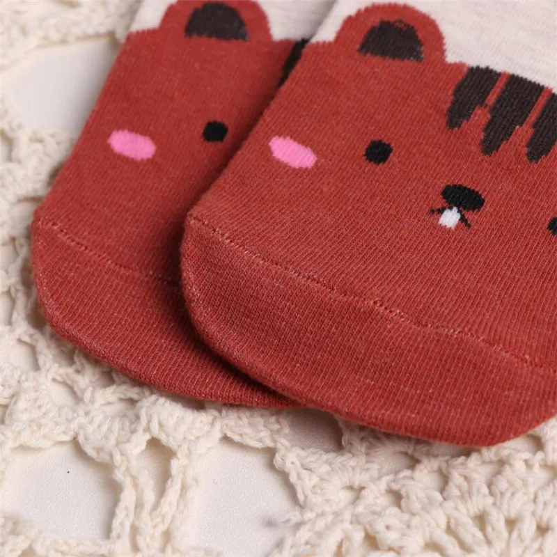 MYORED 5 пар женские Мультяшные хлопковые носки с принтом животных забавные