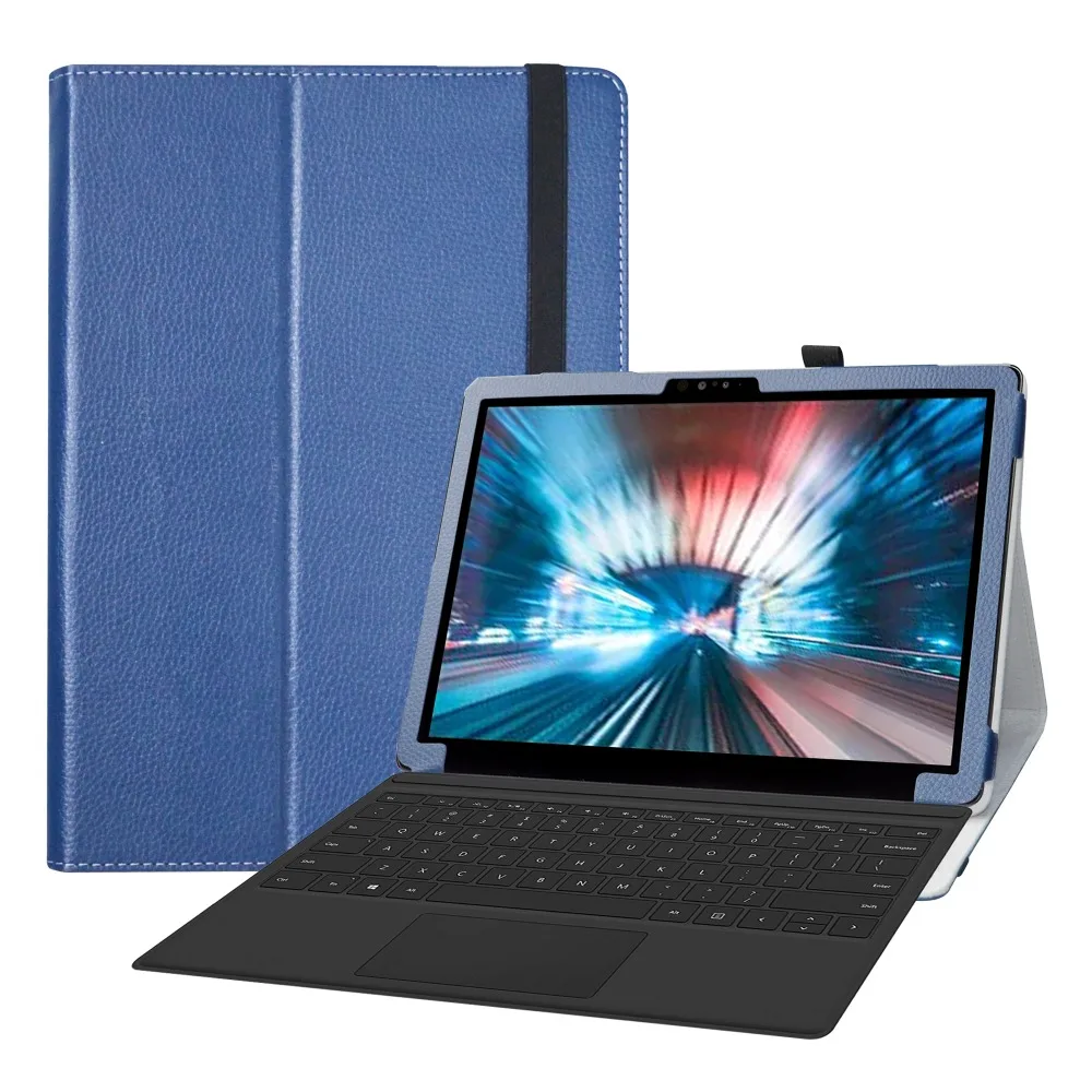 Чехол для 12," Dell Latitude 7200 2-в-1 планшетный ПК(не подходит для ноутбука Dell Latitude 7200) откидной крышкой с эластичной застежкой