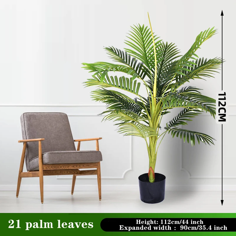 Искусственные растения деко пальма 120 см листья черепахи искусственное