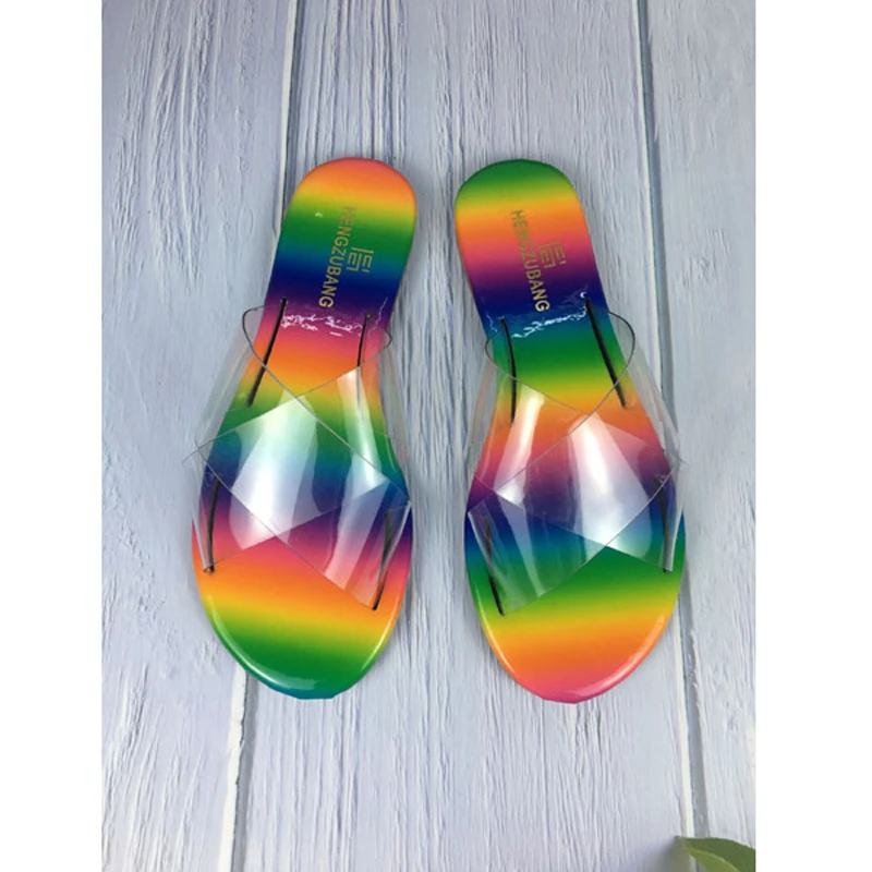 

Женские босоножки на плоской подошве, летние шлепанцы с открытым носком, модель 2021 года