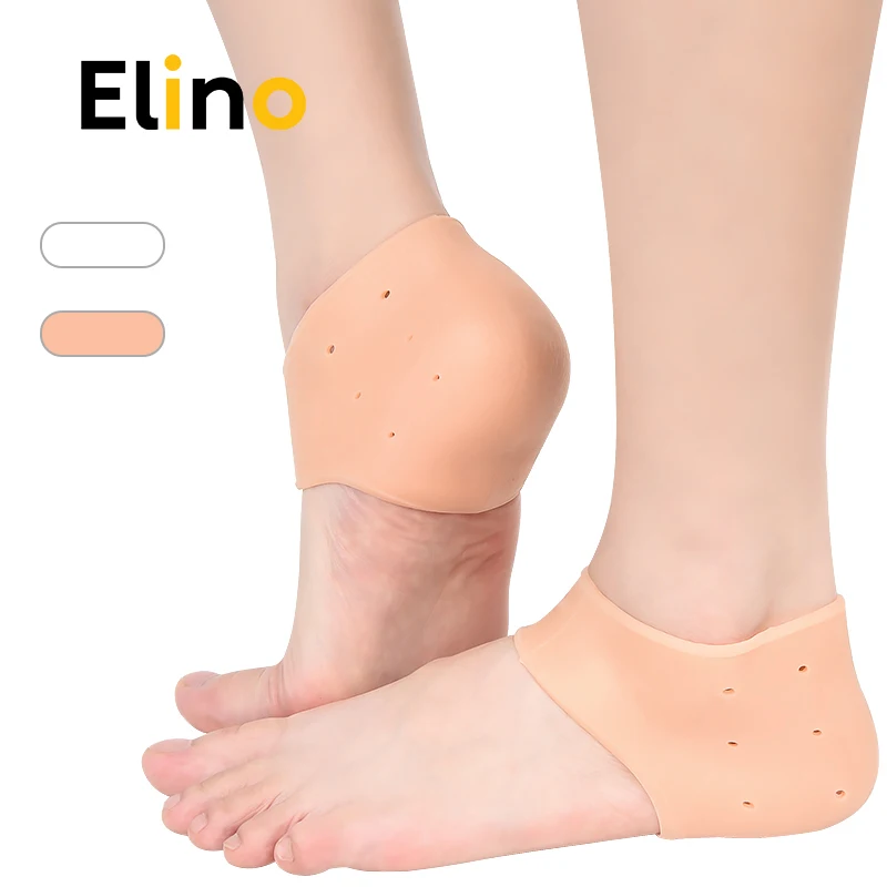 

Elino силиконовый защитный гель для пятки, увлажняющие, с защитой от трещин, носки для пятки, массажеры для ног, для мужчин и женщин, для ухода з...