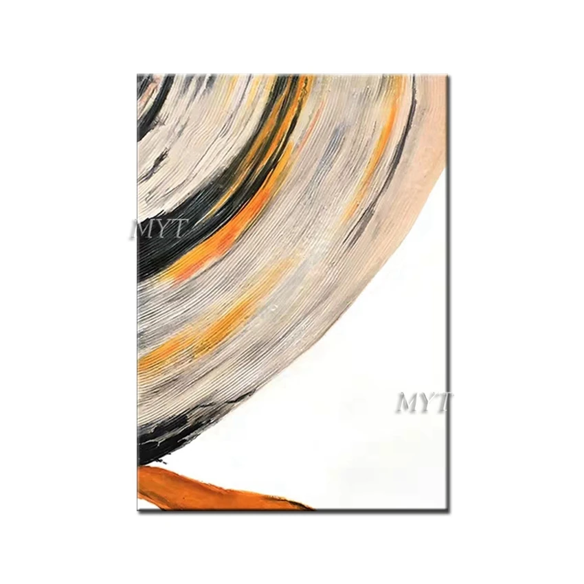 

Простая и Повседневная картина маслом, ручная роспись, настенное искусство, домашний декор, картина, Современная картина маслом на холсте