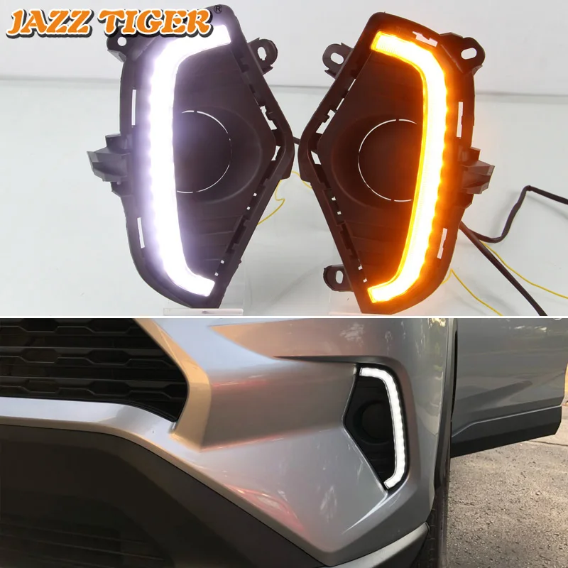 Джаз Тигр комплект из 2 предметов желтый указатель поворота Функция 12В дневные