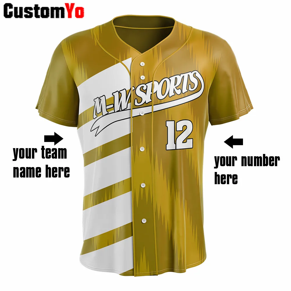 Мужская дышащая бейсбольная майка с коротким рукавом и принтом