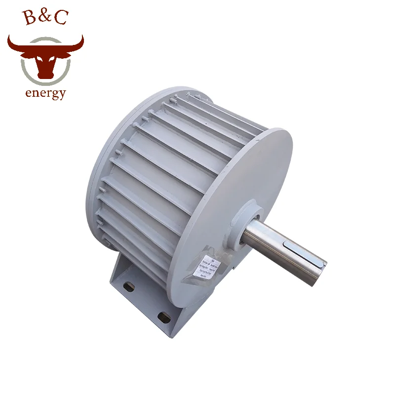 

Factory price 10KW 220v 380v 430v ac rare earth low RPM permanent magnet generator Lightning protection base for home use