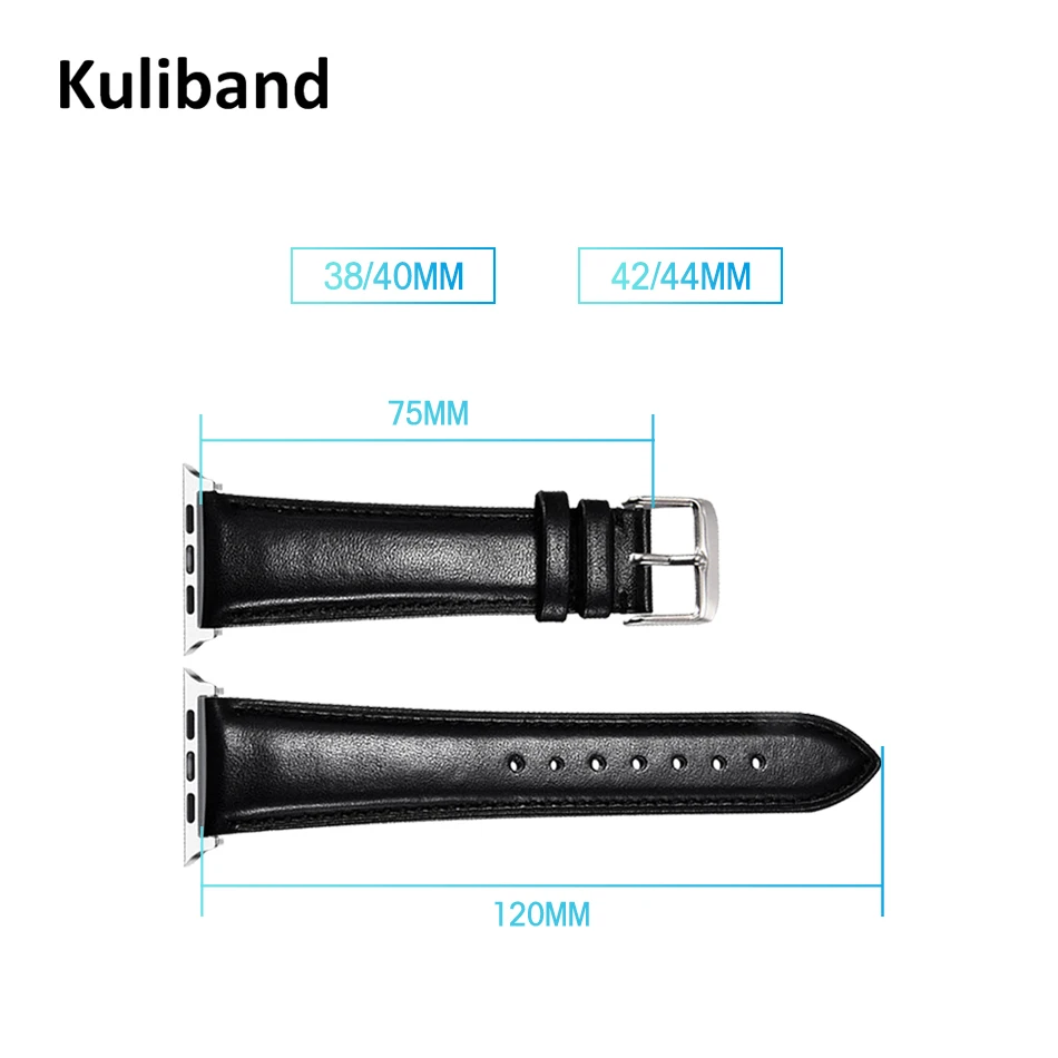 Leather loop for Apple Watch 6/SE/5/4/3/2/1 38mm 40mm Sports Watchband Bracelet Strap for iWatch SE/6 Apple Watch band 42mm 44mm