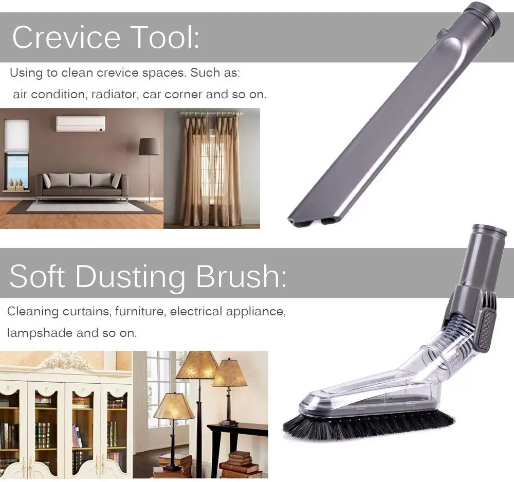 Сменные насадки для пылесоса Dyson V6 DC44 DC33 DC35 DC39 DC58 DC59 DC62 DC61|Запчасти пылесоса| |