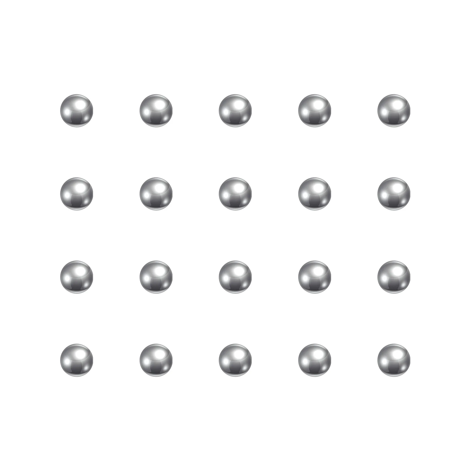 Uxcell 100 Pcs 5/32" 420 Stainless Steel Bearing Balls G100 Precision