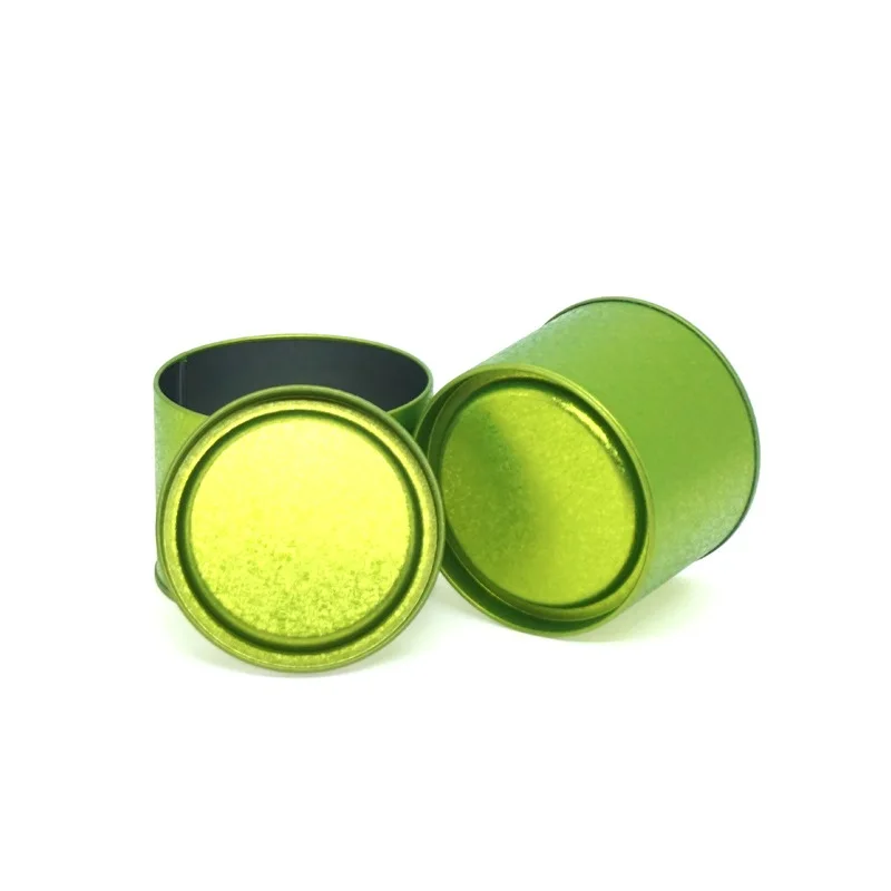 100*75 мм маленькие круглые жестяные коробки многофункциональные Герметичные