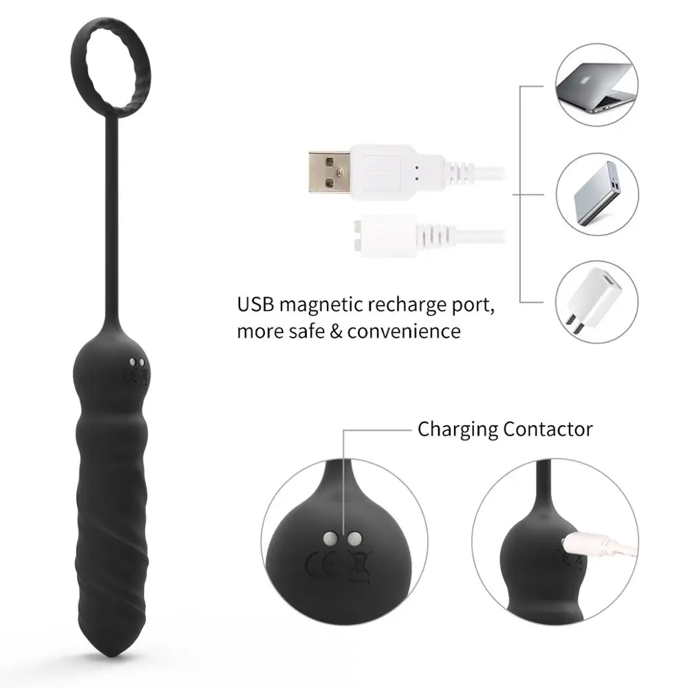 Мужской массажер простаты вибратор пенис петух кольцо для мужчин Вибрирующая