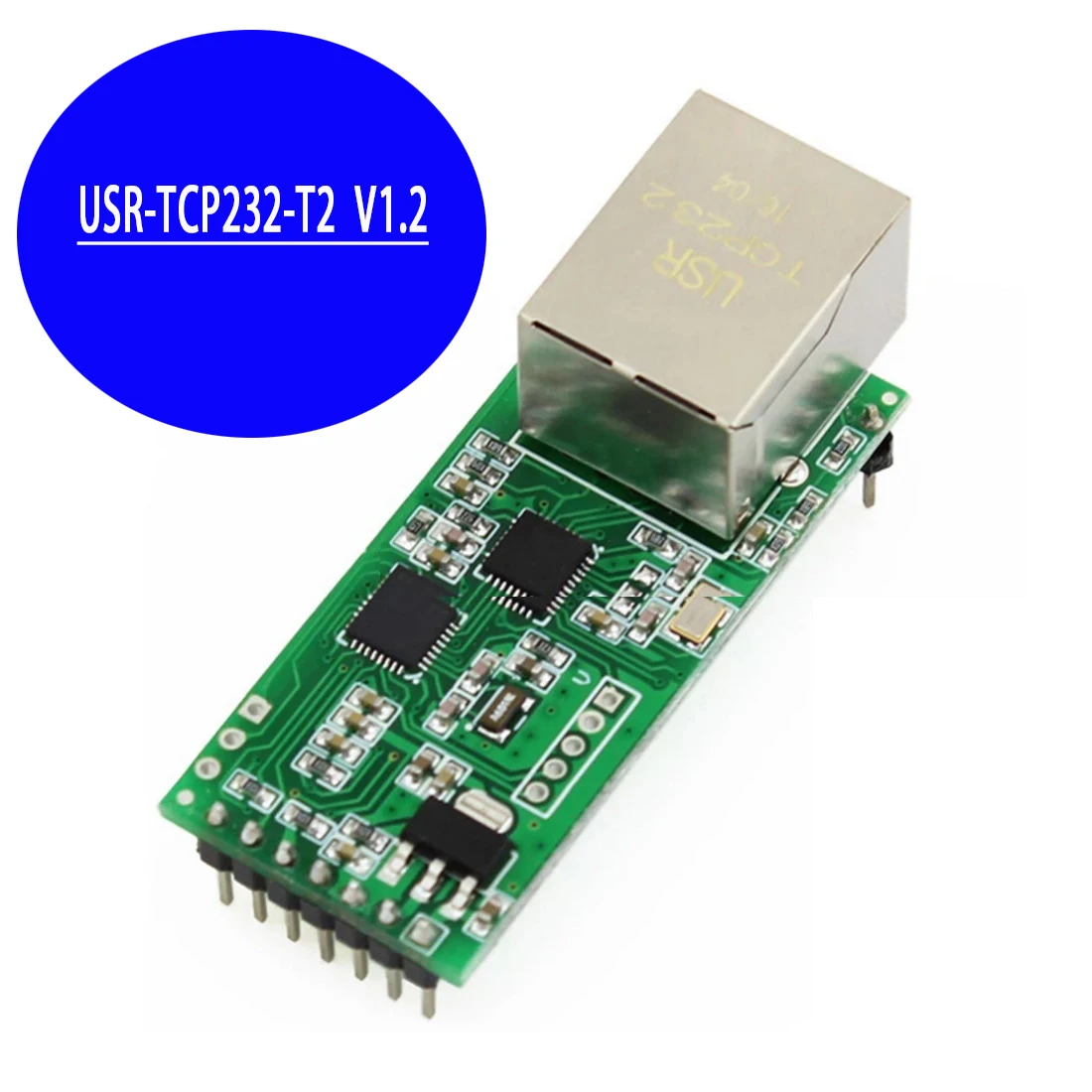 

New USR-TCP232-T2 V1.2 V1.1 Tiny Serial Ethernet Converter Module Pin Type UART TTL to Ethernet TCPIP Module Support DHCP DNS